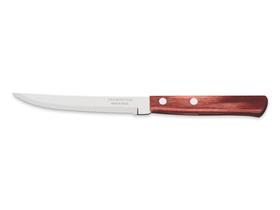 Faca para churrasco 5 polywood vermelho lamina de aco inox e cabo de madeira tramontina