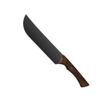 Faca para Churrasco Black 8'' Lâmina Inox Escurecida Cabo Madeira Tramontina Faca para Churrasco Black 8'' Lâmina Inox Escurecida Cabo Madeira Tramontina