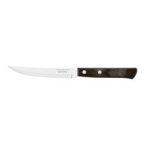 Faca para Churrasco com Lâmina em Aço Inox e Cabo em Madeira Tratada Polywood Castanho 5 polegadas Tramontina
