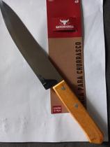 Faca para churrasco grilazer gaucho grill 8 polegadas cabo de madeira