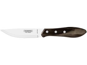 Faca Para Churrasco Jumbo Com Lâmina Em Aço Inox E Cabo De Madeira Polywood Castanho 5" Faca Para Churrasco Jumbo Com Lâmina Em Aço Inox E Cabo De Madeira Polywood Castanho 5"