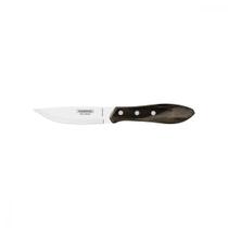 Faca para Churrasco Jumbo Tramontina com Lâmina em Aço Inox e Cabo de Madeira Polywood Castanho 5"