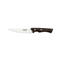 Faca para Churrasco Jumbo Tramontina Lâmina em Aço Inox e Cabo Madeira Tratada Polywood Castanho 5"