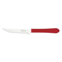 Faca Para Churrasco Leme Com Lâmina Em Aço Inox E Cabo De Polipropileno Vermelho 4" Faca Para Churrasco Leme Com Lâmina Em Aço Inox E Cabo De Polipropileno Vermelho 4"