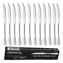 Faca Para Churrasco Linha Euro kit Com 12 Unidades Faca Para Churrasco Linha Euro kit Com 12 Unidades