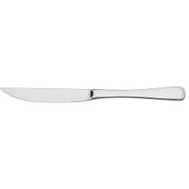 Faca Para Churrasco Mônaco Aço Inox Forjado 6mm Alto Brilho Com Detalhes No Cabo