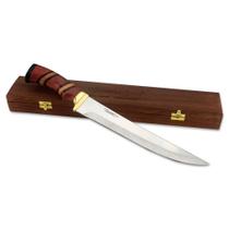Faca para Churrasco Picanheira Plus Especial com Cabo Madeira 10" - Zakharov