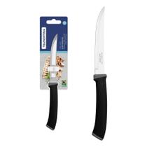 Faca Para Churrasco Tramontina Felice Aço Inox Fio Liso Cabo De Polipropileno Preto 5 Tramontina