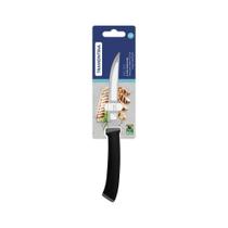 Faca Para Churrasco Tramontina Felice Com Lâmina Em Aço Inox Com Fio Liso E Cabo De Polipropileno Preto 5 Polegada Faca Para Churrasco Tramontina Felice Com Lâmina Em Aço Inox Com Fio Liso E Cabo De Polipropileno Preto 5 Polegada
