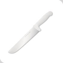 Faca Para Cozinha 10'' Master Carnes Churrasco Cabo Branca Lamina Inox Mundial