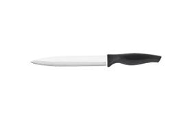 Faca Para Cozinha Brinox Cross Com Lâmina Em Aço Inoxidável Polido 7'' Cabo Preto