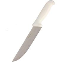 Faca Para Cozinha Legumes E Carnes Aço Inox 8 Polegadas Cabo Branco Western 6356-8