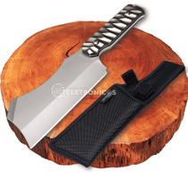 Faca Para Cozinha, Pesca ou Churrasco Acampamento Tática Cabo de Aço Lamina de 4mm TB1934