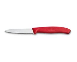 Faca para descascar 19cm Lâmina serrilhada 8cm SwissClassic Cabo Fibrox Victorinox 6.7631