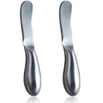 Faca para espalhar queijo amanteigado Hetenoyo em aço inoxidável x2