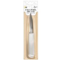 Faca para frutas cabo branco - 3"