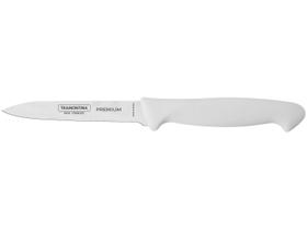 Faca para Frutas e Legumes Tramontina Premium com Lamina em Aço Inox e Cabo de Polipropileno Branco 4" Faca para Frutas e Legumes Tramontina Premium com Lamina em Aço Inox e Cabo de Polipropileno Branco 4"