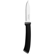 Faca para Legumes Felice 3 em Aço Inox com Fio Microsserrilhado Preta Tramontina Faca para Legumes Felice 3 em Aço Inox com Fio Microsserrilhado Preta Tramontina