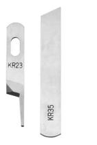 Faca para Máquina Overloque - Ponto Cadeia - Interloque Cod: KR-23 + KR-35 LMX Premium