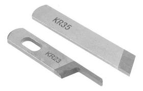 Faca para Máquina Overloque - Ponto Cadeia - Interloque Cod: KR-23 + KR-35 STRONG Faca para Máquina Overloque - Ponto Cadeia - Interloque Cod: KR-23 + KR-35 STRONG