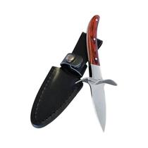 Faca Para Ostras Com Cabo De Madeira, Multifuncional, Abridor De Frutos Do Mar, Faca Manual Para