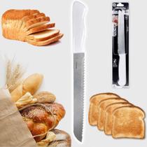Faca Para Pão em Aço Inox Cabo Branco 6 polegada - Cabo Branco - Faca de Pao e b - PANAMI - Original
