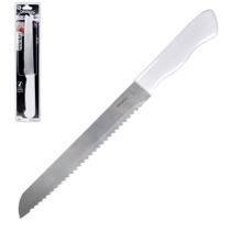 Faca Para Pão em Aço Inox Cabo Branco 6 polegada Cabo Branco Profissional - PANAMI Faca Para Pão em Aço Inox Cabo Branco 6 polegada Cabo Branco Profissional - PANAMI