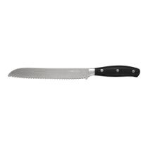 Faca para pão Fackelmann Nirosta em inox 33cm preta