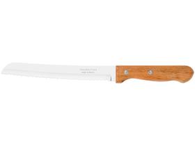 Faca Para Pão Tramontina Dynamic Com Lâmina De Aço Inox E Cabo De Madeira Natural 8" Tramontina Faca Para Pão Tramontina Dynamic Com Lâmina De Aço Inox E Cabo De Madeira Natural 8" Tramontina