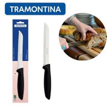 Faca para Pão Tramontina Plenus com Lâmina em Aço Inox 7"