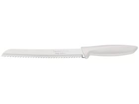 Faca para Pão Tramontina Plenus com Lâmina em Aço Inox e Cabo de Polipropileno Off White 8"