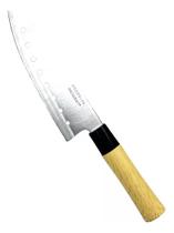 Faca Para Sushi Santoku 7 Cozinha Japonesa Oriental Fch9017 Cor Marrom-claro
