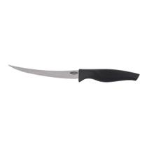 Faca para Tomate 5" lâmina aço inoxidável polido e temperado cabo preto Cross Brinox - 2556/314