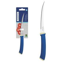 Faca Para Tomate Tramontina Felice Aço Inox Cabo De Polipropileno Azul 5 Polegadas Tramontina