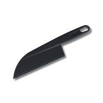 Faca Para Tortas E Bolos Em Nylon Preta Resistente Moara
