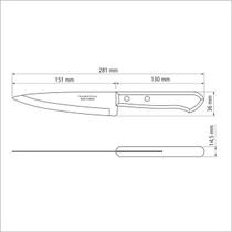 Faca Peixe Cozinha 6" Inox Tramontina Faca Peixe Cozinha 6" Inox Tramontina