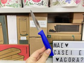 Faca Pequena Azul Neon - Utensílio de Cozinha Tupperware