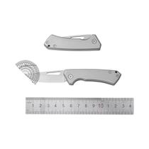 Faca Pequena Portátil Dobrável De Aço Inoxidável Alta Dureza Mini Lâmina Afiada Para Chaveiro Ao Ar