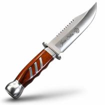 Faca Personalizada Para Pesca Caça E Churrasco Com Bainha Faca Personalizada Para Pesca Caça E Churrasco Com Bainha