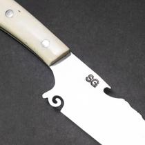 Faca Picaço Inox SG 3 mm Cabo em Tala de Osso