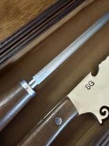 Faca Picaço SG 8" Inox 3 mm com Chaira, Cabo em Madeira e Caixa de Madeira