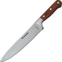 Faca Picanheira Churrasco Cabo Madeira Inox Afiada 36,7cm