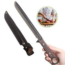 Faca Premium Filetaria Estilo Karambite Full Tang Aço Inox Afiado Com Bainha SLKLAF64 Faca Premium Filetaria Estilo Karambite Full Tang Aço Inox Afiado Com Bainha SLKLAF64