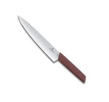 Faca profissional aço inox de fatiar 35cm Swiss Modern Cabernet Victorinox 6.9016.221B