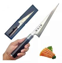 Faca Profissional de Sushi Sashimi Lâmina 22 Cm Aço Inox