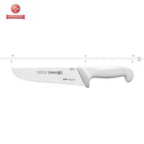 Faca Profissional Para Carne - Lamina em Aço Inox 8" Reta Larga - Cabo Branco Tradicional - Mundial (5520-8)