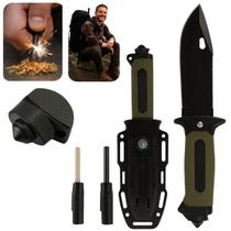 Faca Rambo Sobrevivência Quebra Vidro Amolador Pederneira