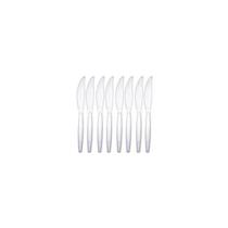 Faca refeição premium cristal 16,8cm com 50 unidades prafesta