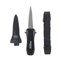 Faca Rêmora Inox 420 Camping com Engate Rápido Seasub com Tiras e Bainha