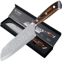 Faca Santoku Chef Churrasco Aço Inox Com Caixa De Presente
